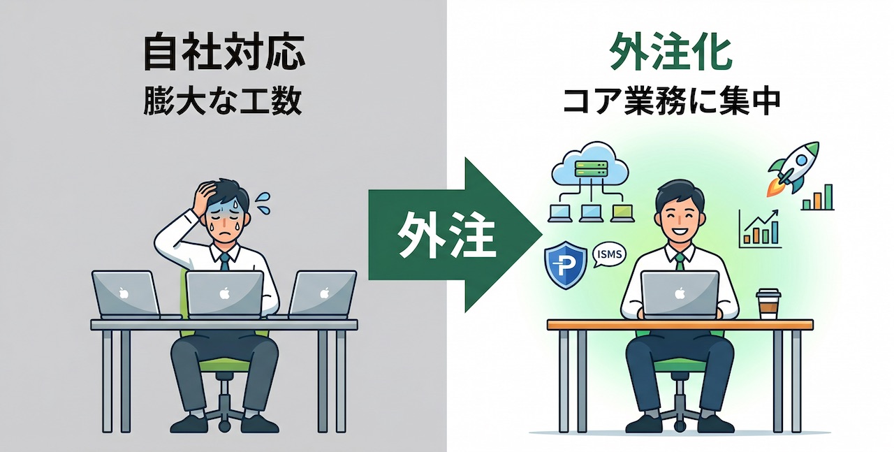 PCキッティングの外注で情シス業務を劇的に削減!費用対効果と注意すべきポイント
