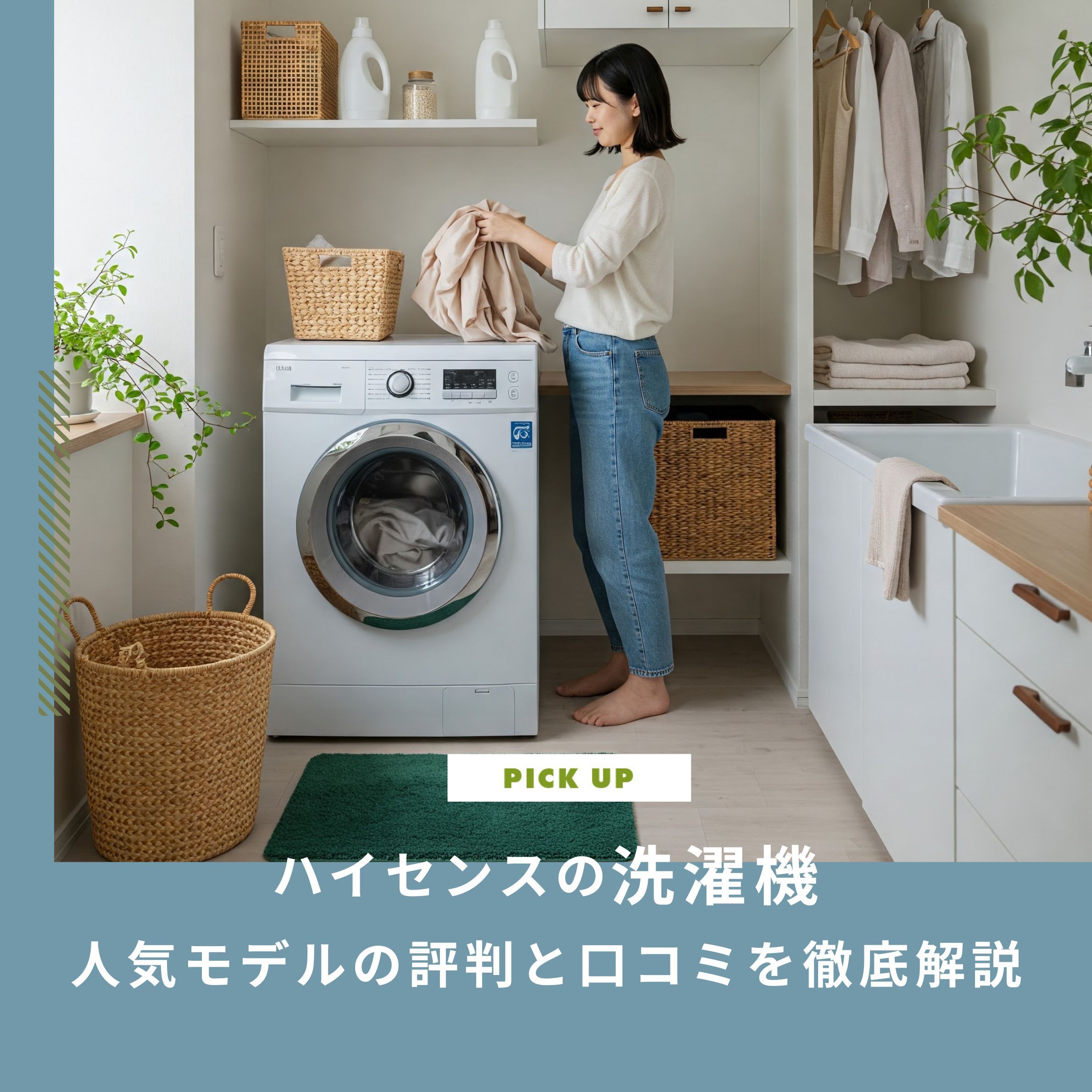 ハイセンスの洗濯機、評判は？【2026年】買って後悔しないための全知識｜人気モデルと口コミを徹底解説