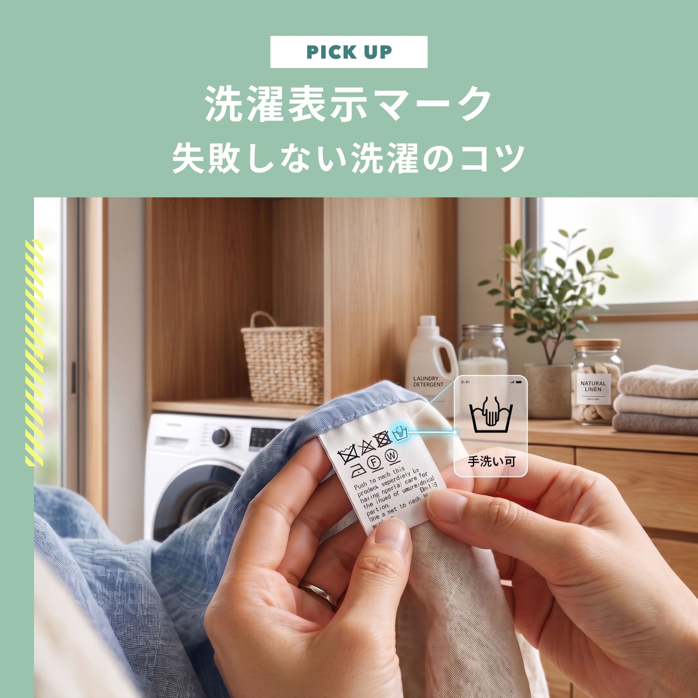 洗濯表示マークの意味一覧｜失敗しない洗濯のコツも知ろう！