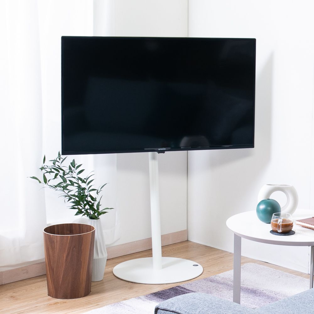 女子が自分時間を楽しむテレビとローボードの家電セット