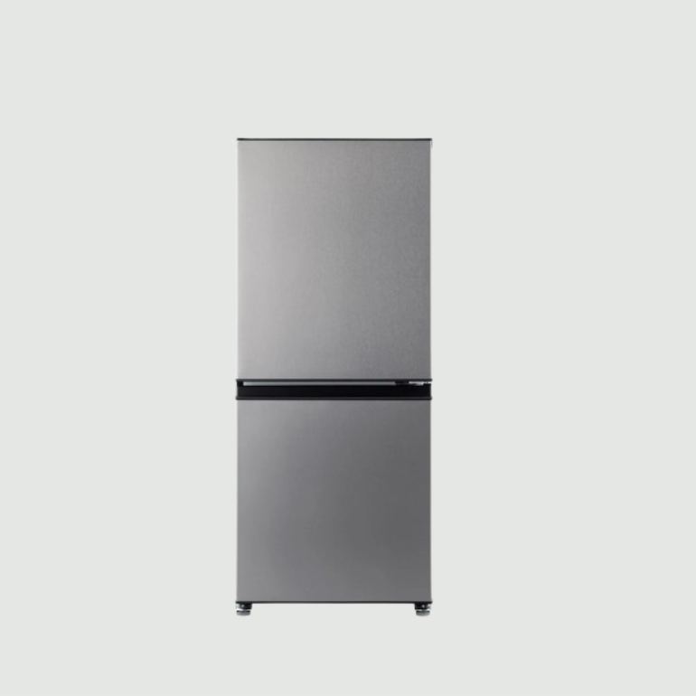 一人暮らしのシルバー＆ブラック家電3点セット【冷蔵庫135L & 洗濯機