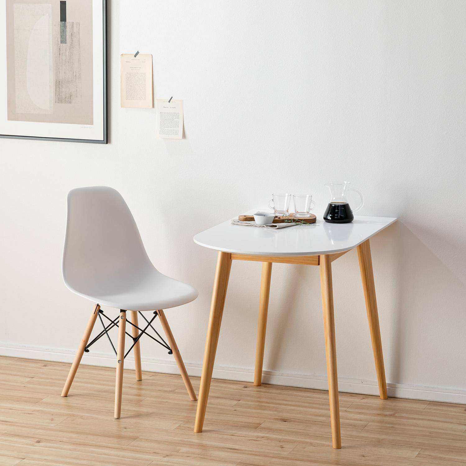 1人暮らしがカフェのようになる【壁付けダイニング & チェア1脚