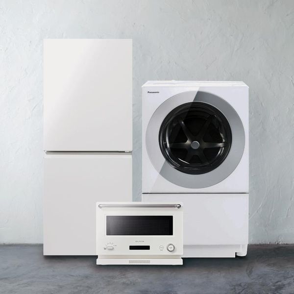 1人暮らしの家電3点セット コンパクトドラム