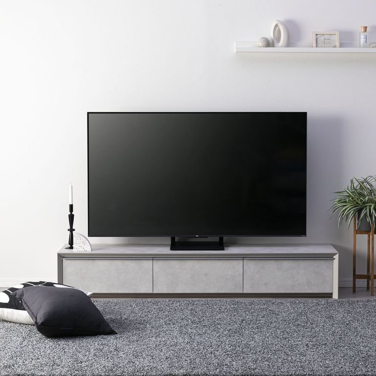 ホテルライクなテレビ&テレビ台セット スマートテレビ・ネット動画 