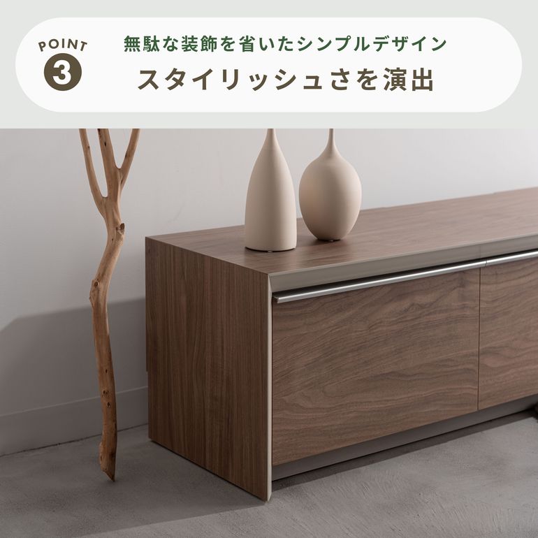 ホテルライクなテレビ&テレビ台セット スマートテレビ・ネット動画 