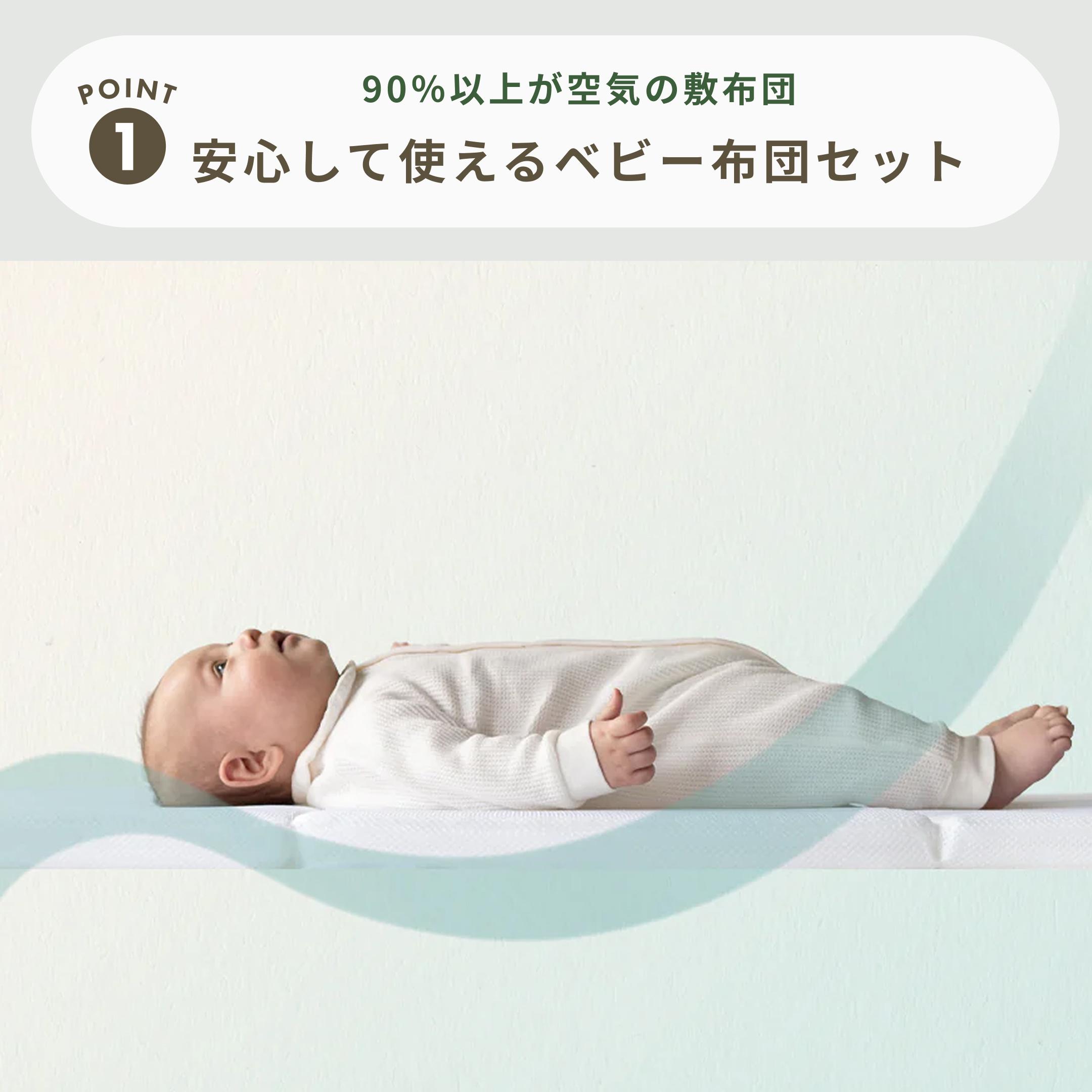 ミニサイズベッド 添い寝セット ベビーベッド（ミニサイズ）+ベビー