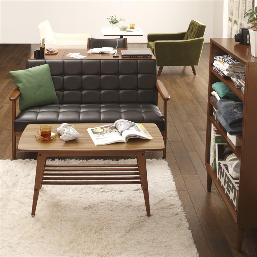 カリモクリビングセット ソファ+ローテーブル・リビングテーブル+