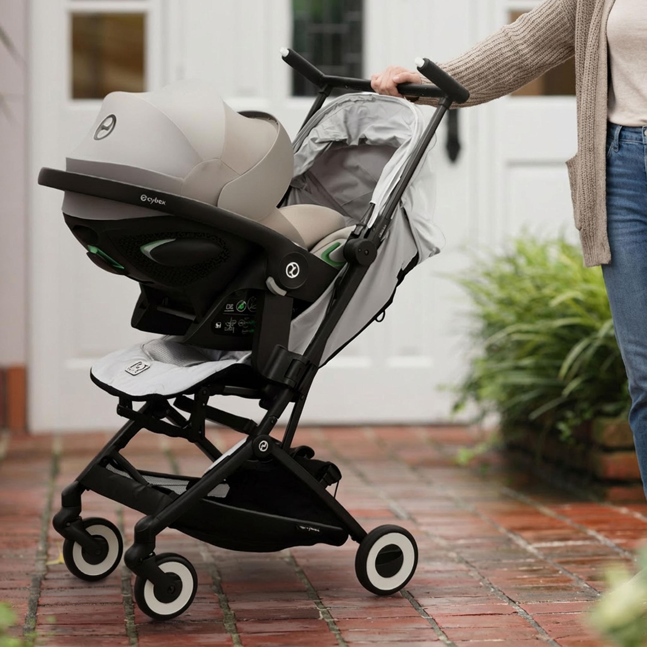Moooon cybexトラベルシステム　フルセット②ベビーシート・ベース Cybex リベル トラベルシステムセット ベビーシート（新生児頃から）+B
