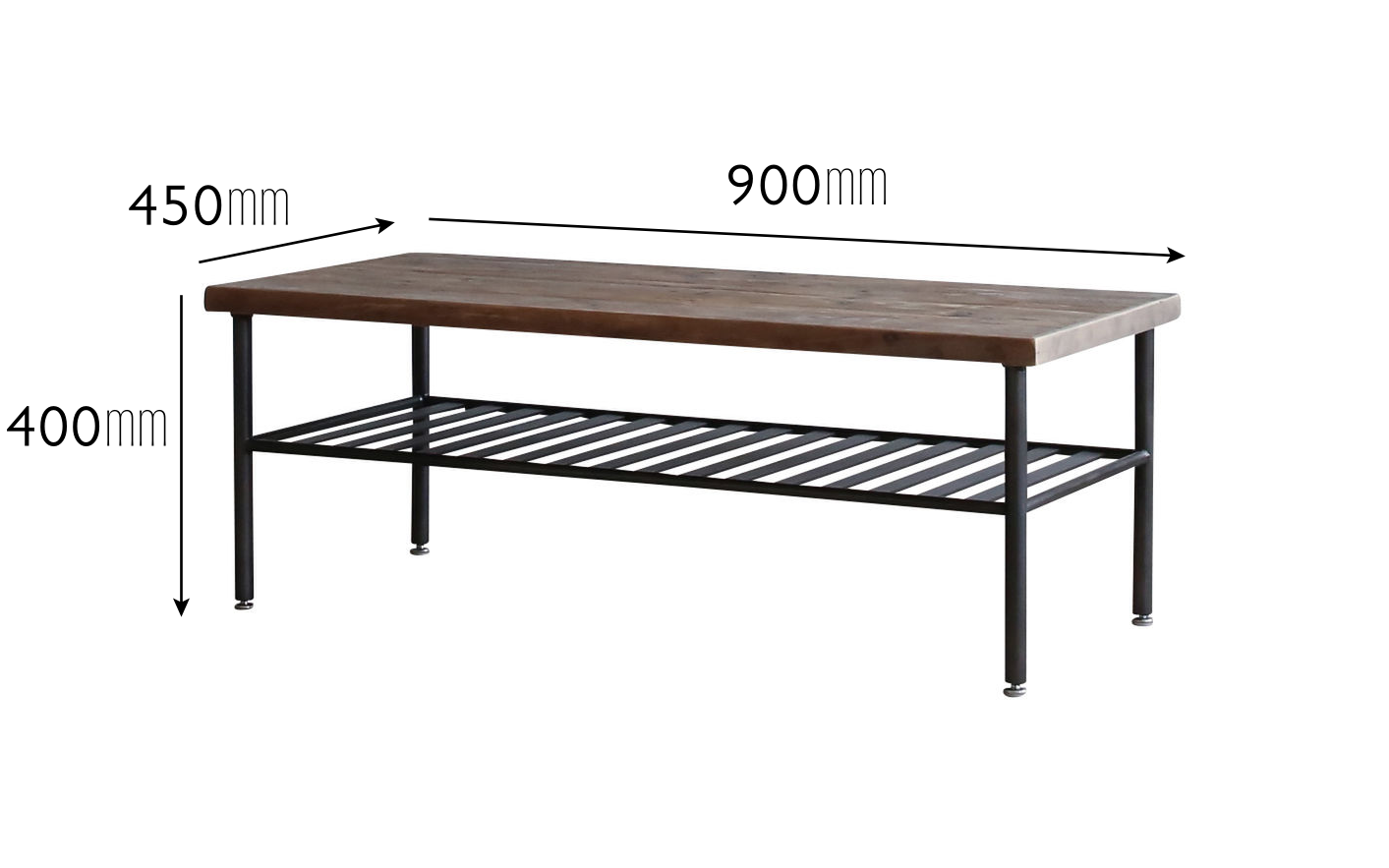 ギネス コーヒーテーブル W90×D45×H40cm sekikagu / 関家具の