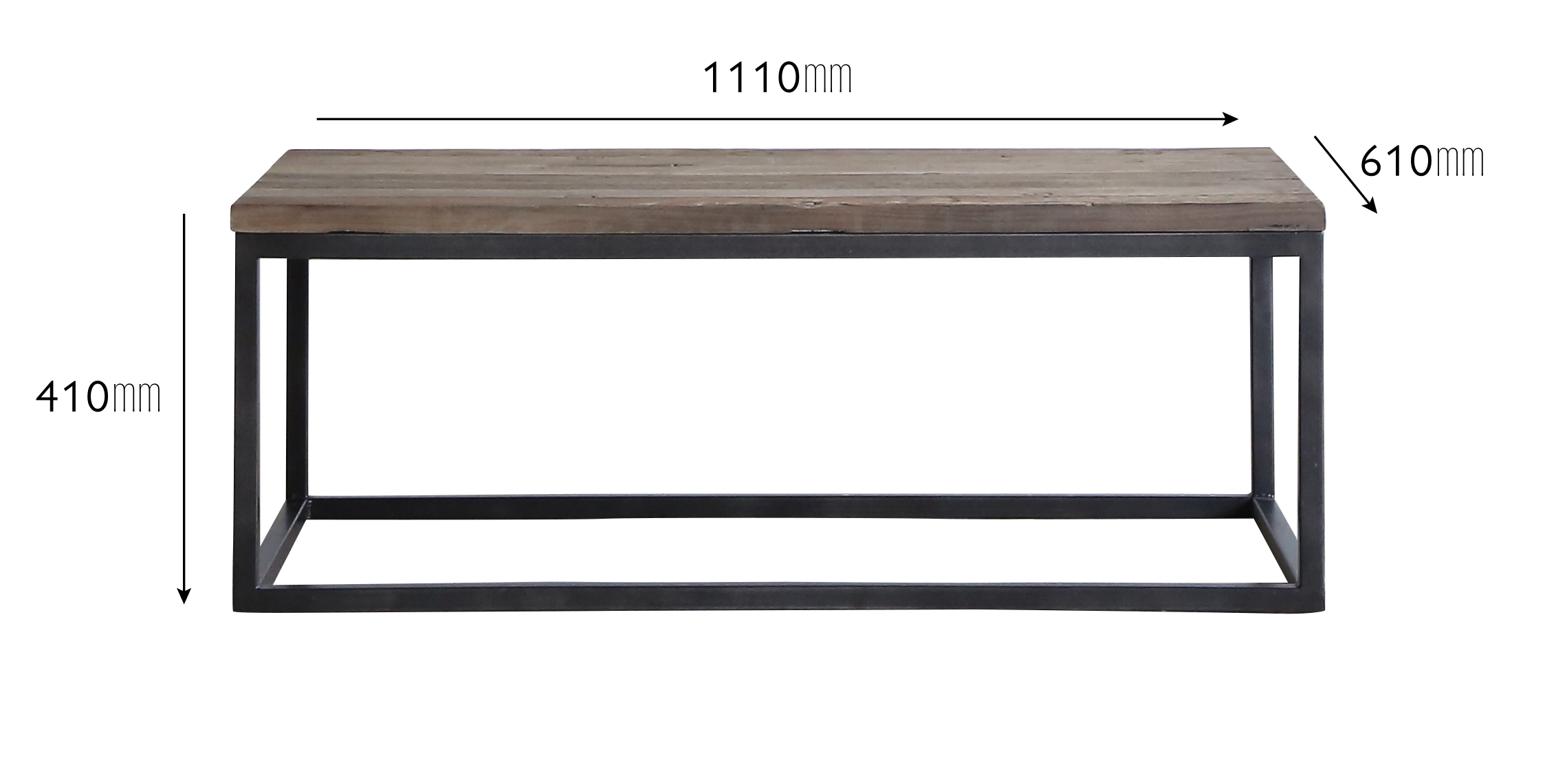 ライザⅢ コーヒーテーブル W111×D61×H41cm sekikagu / 関家具の