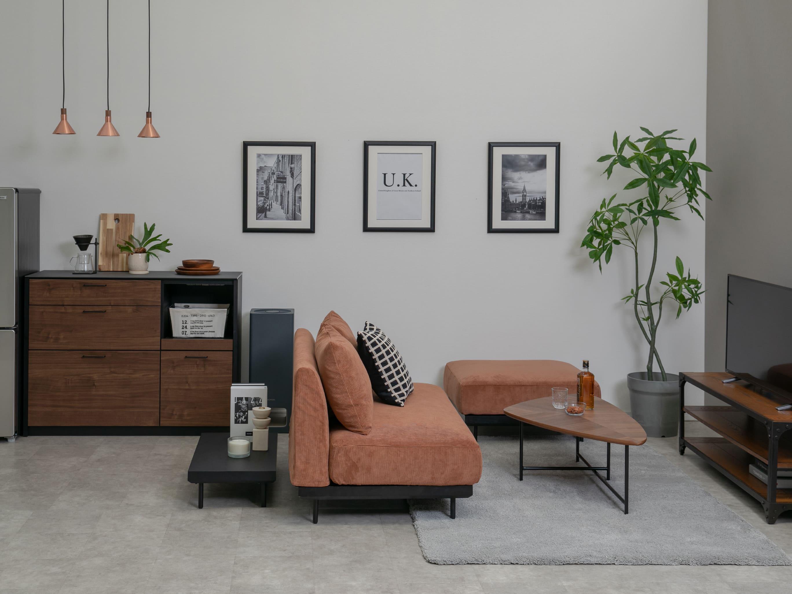 統一感のある リビング＆ダイニング