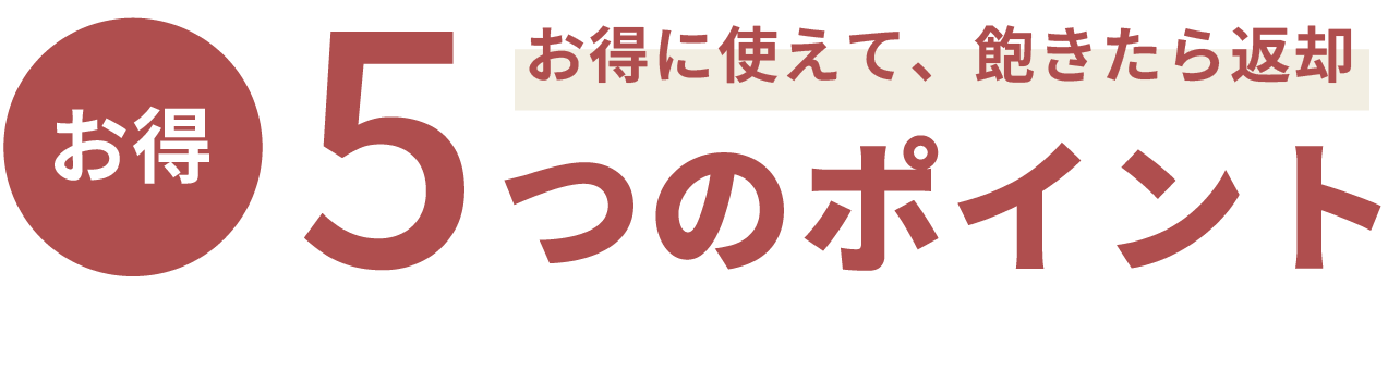 5つのポイント