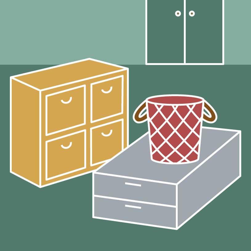 いつでも今の部屋にぴったりな収納