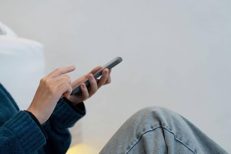 スマホで注文する人