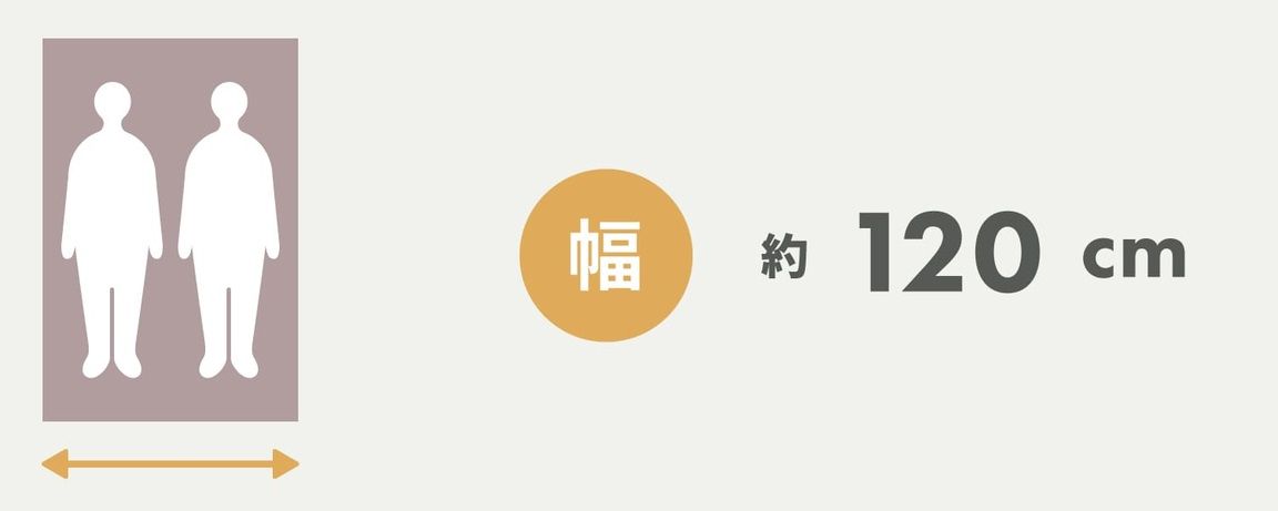 セミダブルベッドのサイズ
