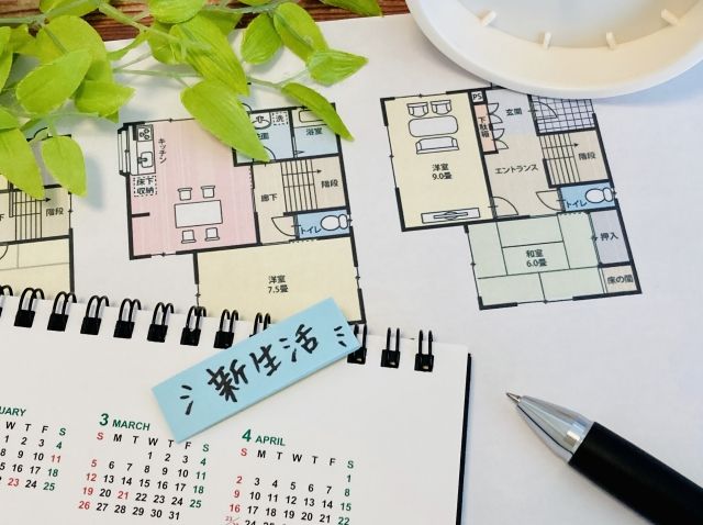一人暮らし引っ越し費用が高い時期のカレンダー