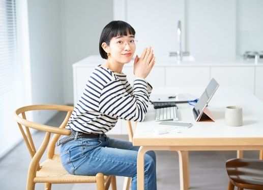 ダイニングテーブルの高さとのバランス