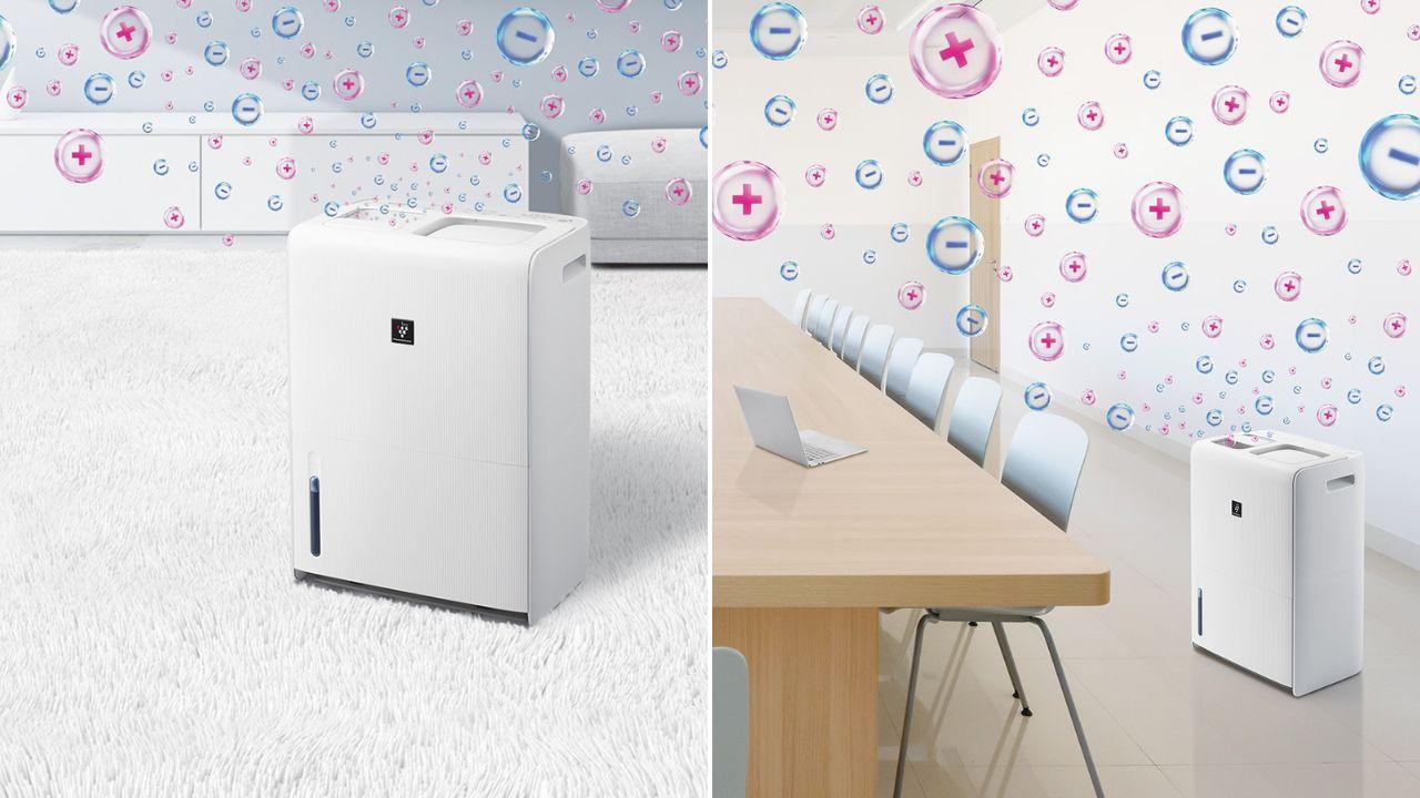 SHARP プラズマクラスター ハイブリッド式大容量加湿器 W37×D24.5×H50