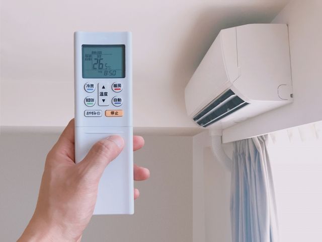 エアコンの乾燥対策の1つ風が直接当たらないようにする