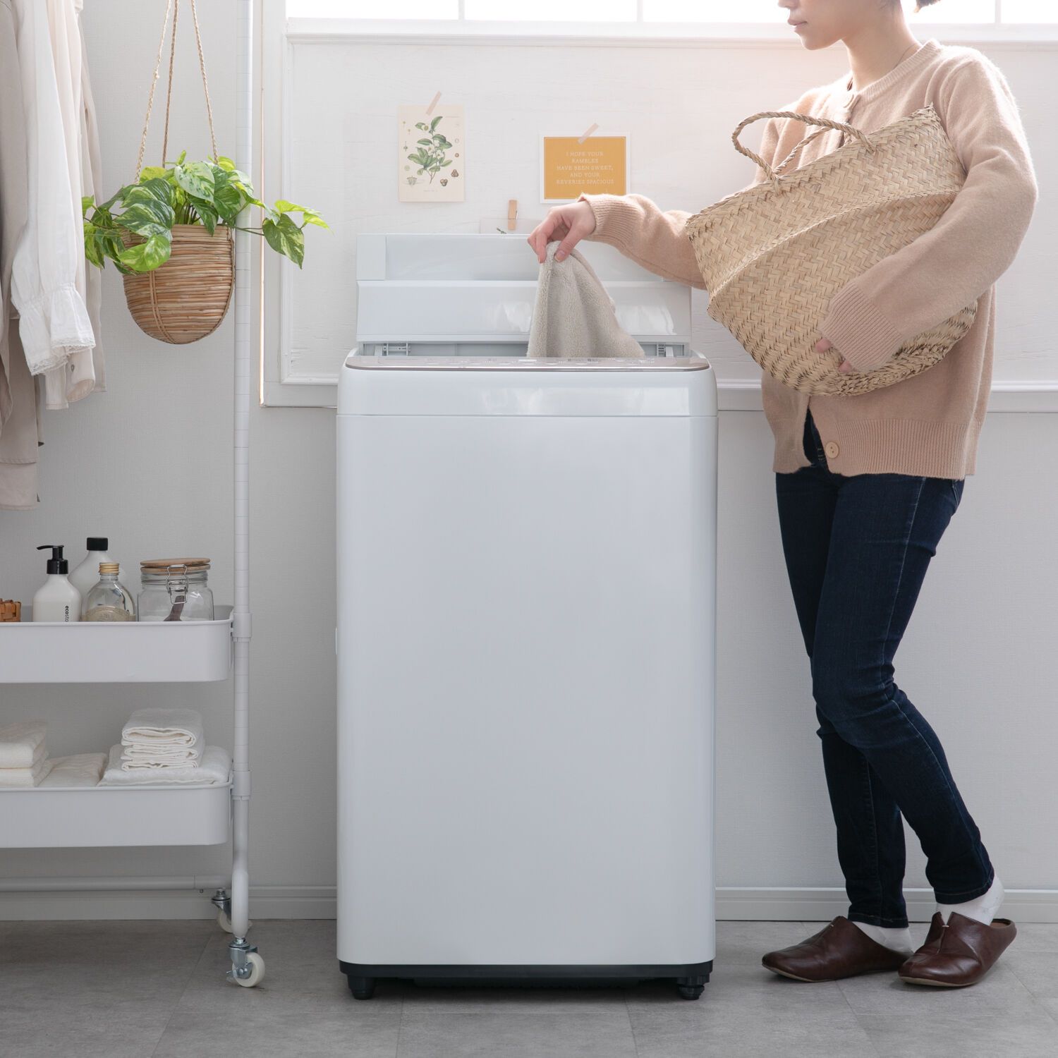 女性の一人暮らしにおすすめの縦型洗濯機