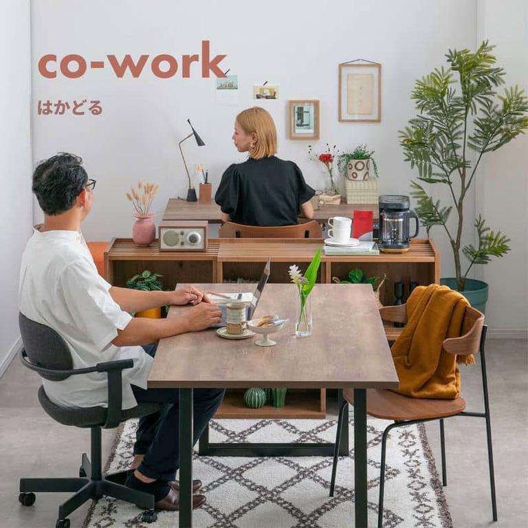 co-work　はかどる　二人暮らしのテレワーク