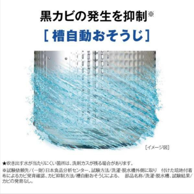 アクアの洗濯機で評判の機能