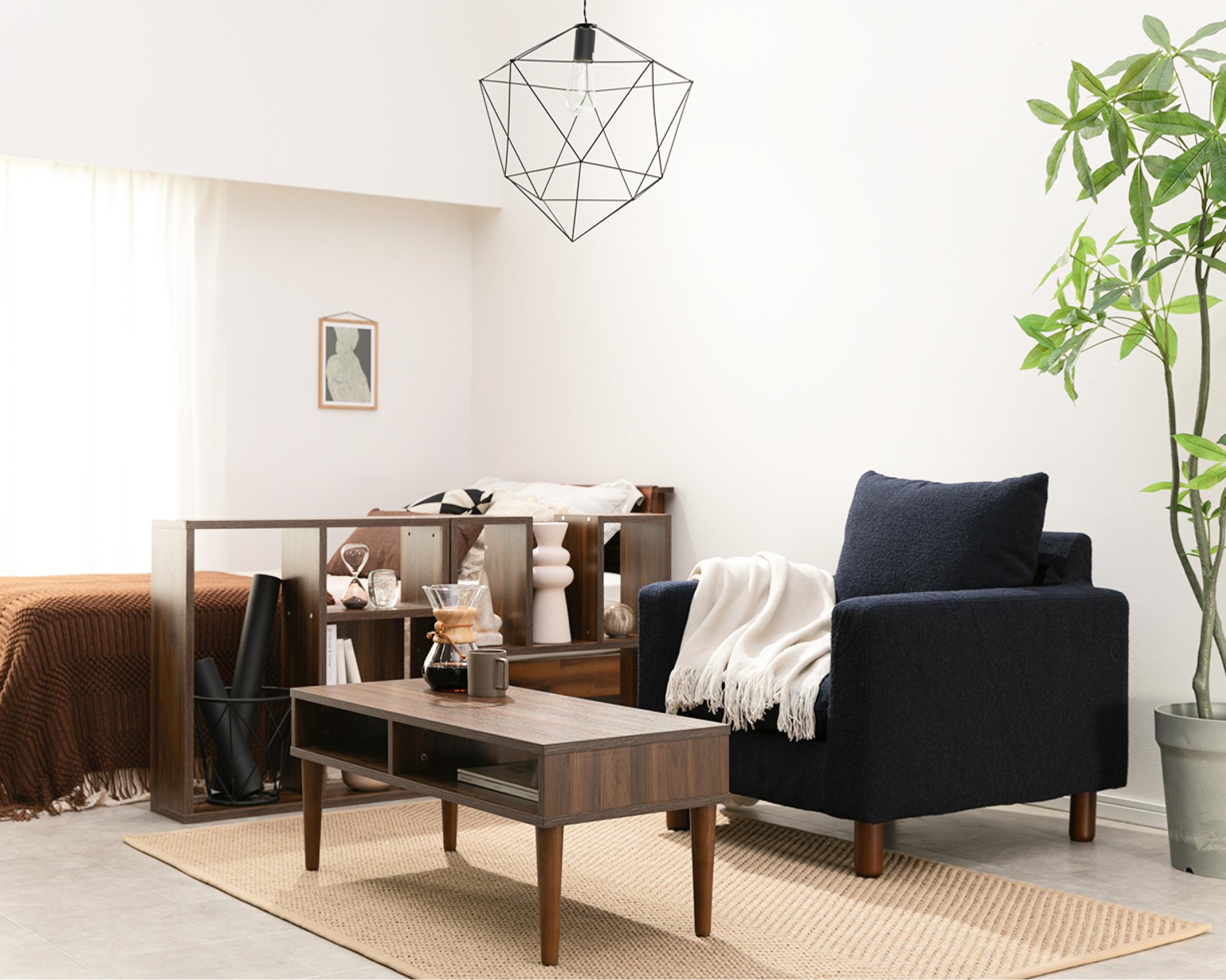 社会人のきちんと感のあるワンルームコーデ