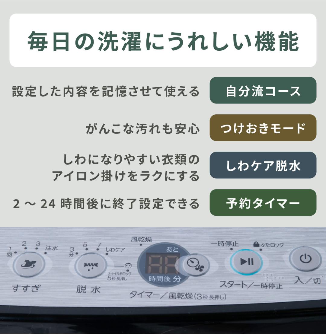 Haier URBAN CAFE 全自動洗濯機 洗濯：7.0kg Haier / ハイアールの
