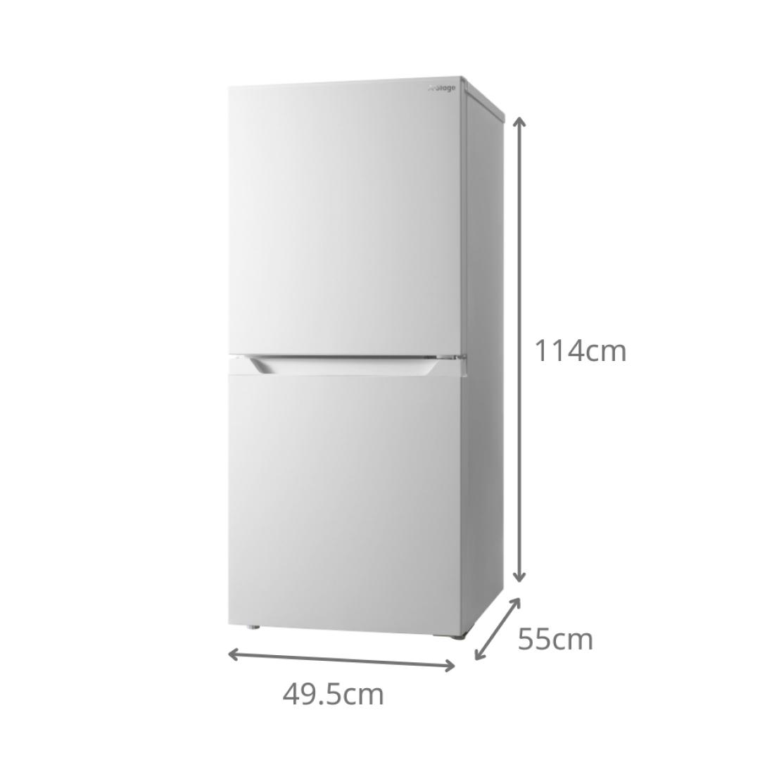 A-stage 121L ファン式 2ドア冷凍・冷蔵庫 121L A-stage / エー A-stage 121L ファン式 2ドア冷凍・冷蔵庫 121L A-stage / エー
