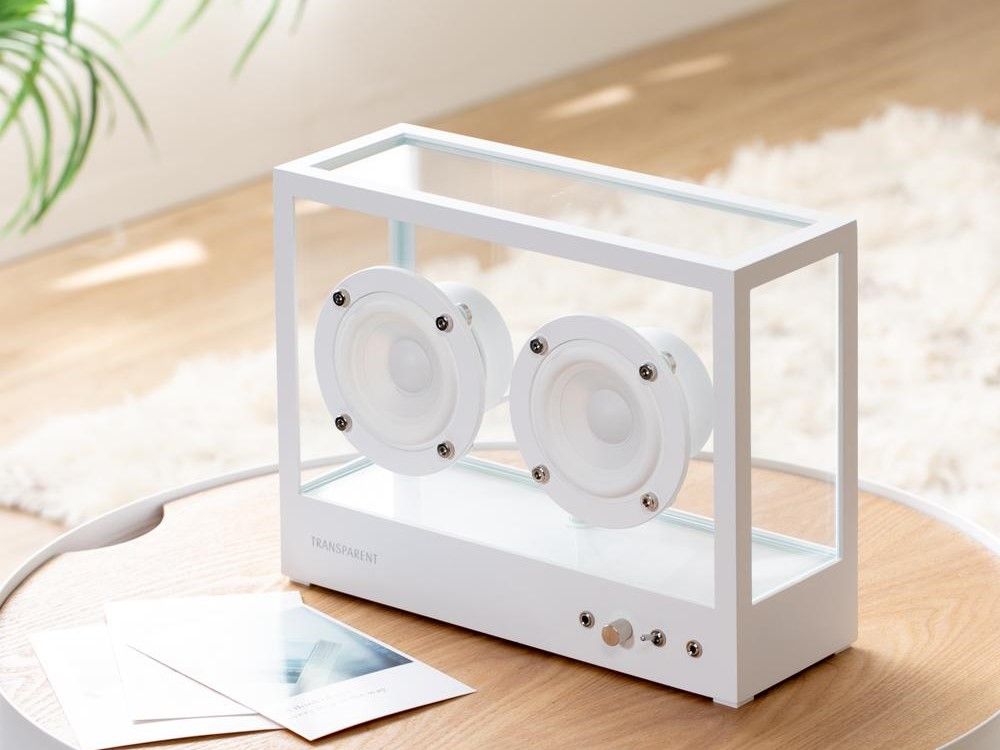 透明なサウンドアート、SMALL TRANSPARENT SPEAKER