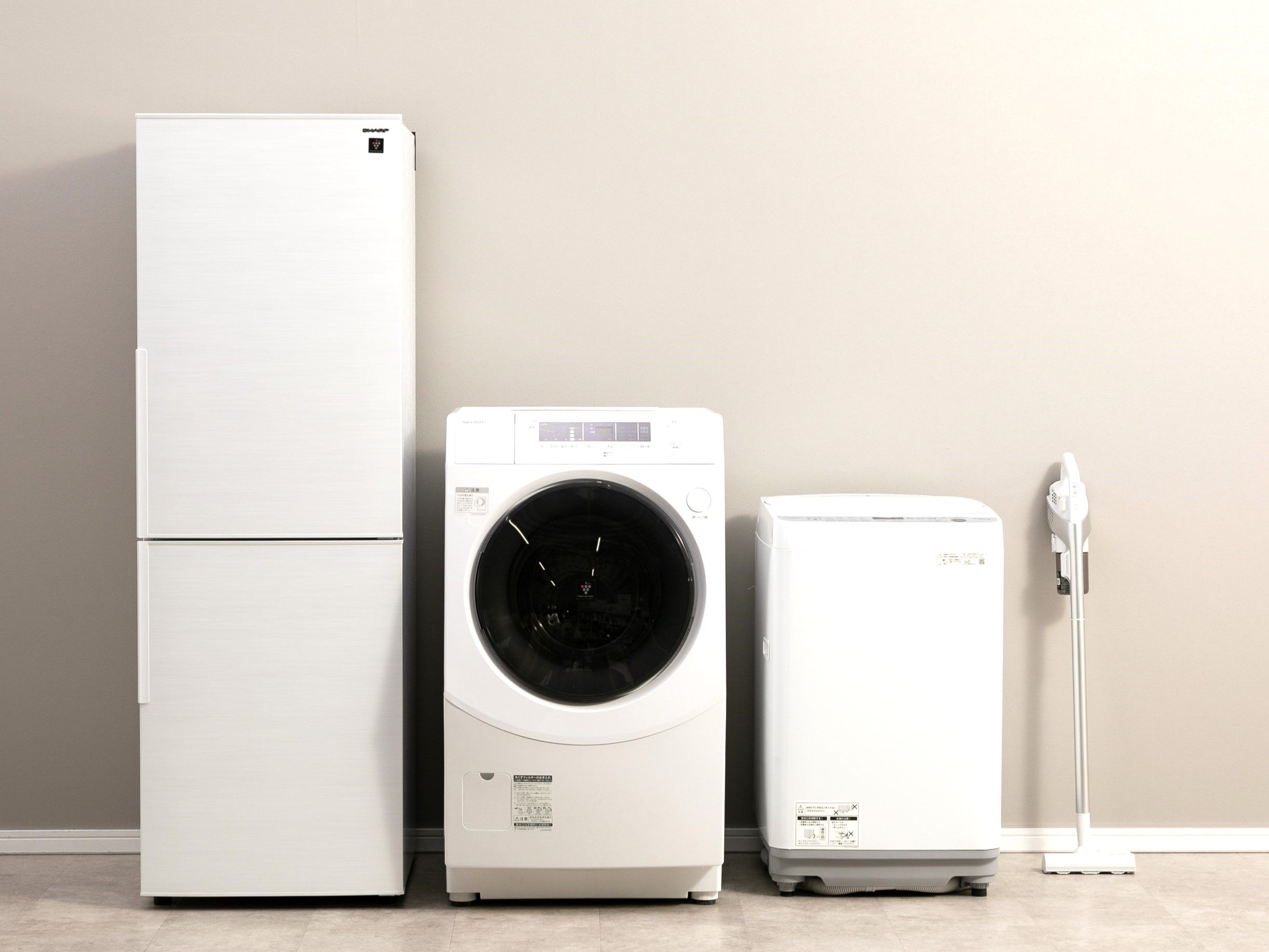 シャープの洗濯機は家電のレンタル・サブスクがおトク