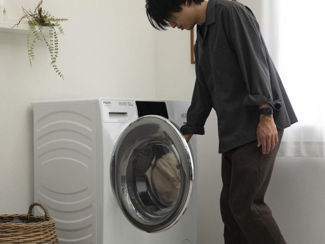 【ドラム式洗濯機】 一人暮らしにおすすめの7～12kgをレンタルした男性