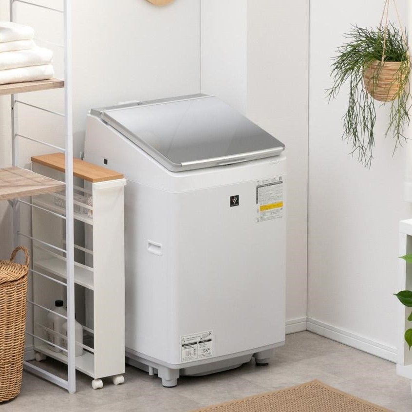 洗濯機 ふたり暮らしPanasonicのおすすめ SHARP 縦型洗濯乾燥機【洗濯8kg /乾燥4.5kg】