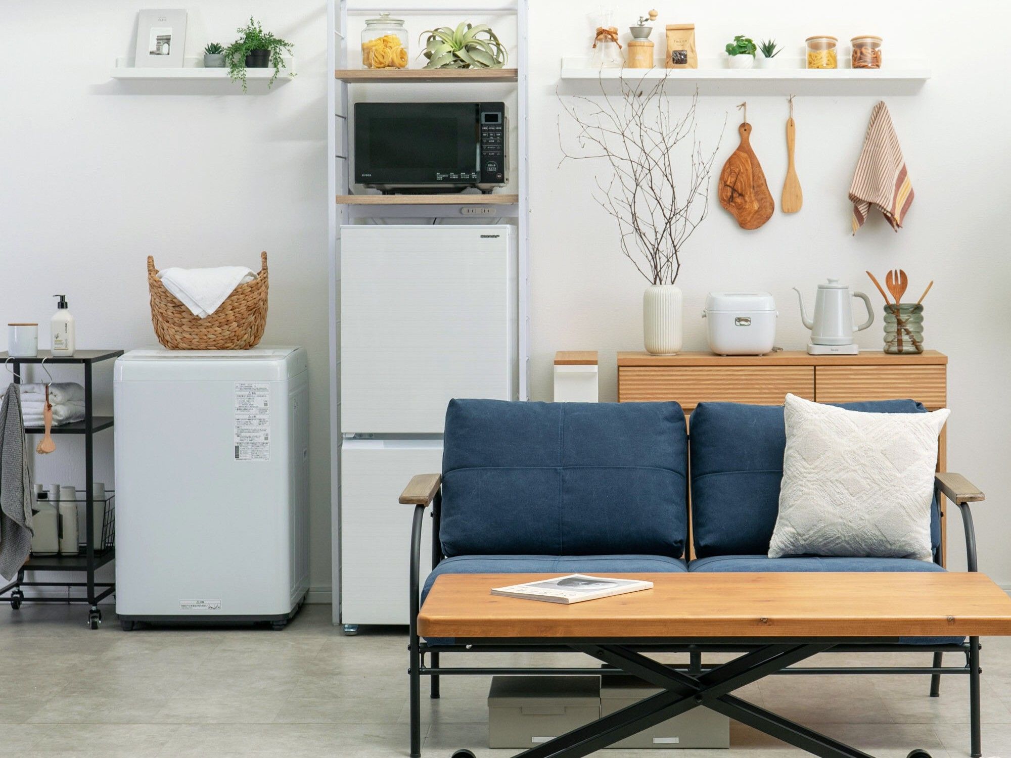 白物家電 おすすめメーカーランキングで人気の家電のある部屋