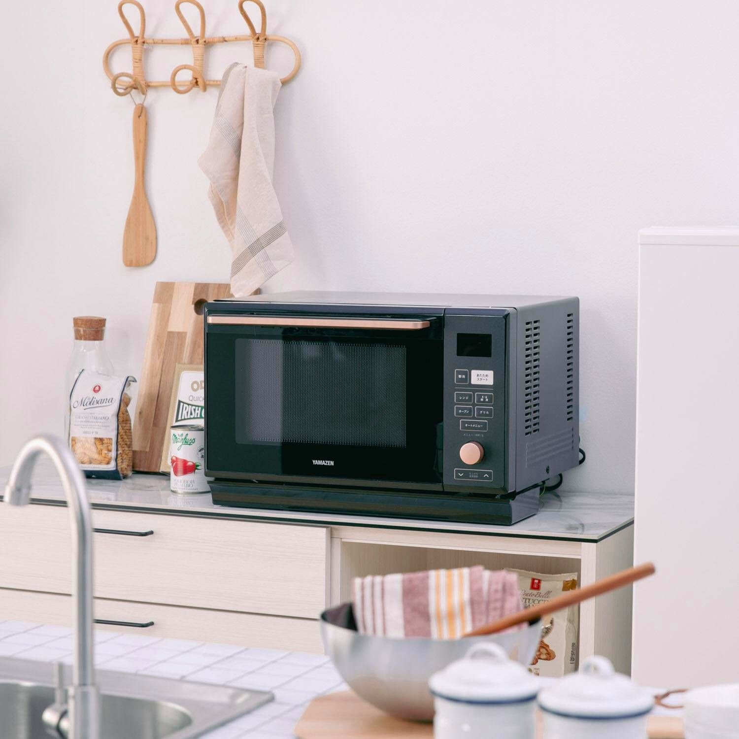 二人暮らしにおすすめ【25～26Lの電子レンジ】「簡易スチームオ－ブンレンジ」