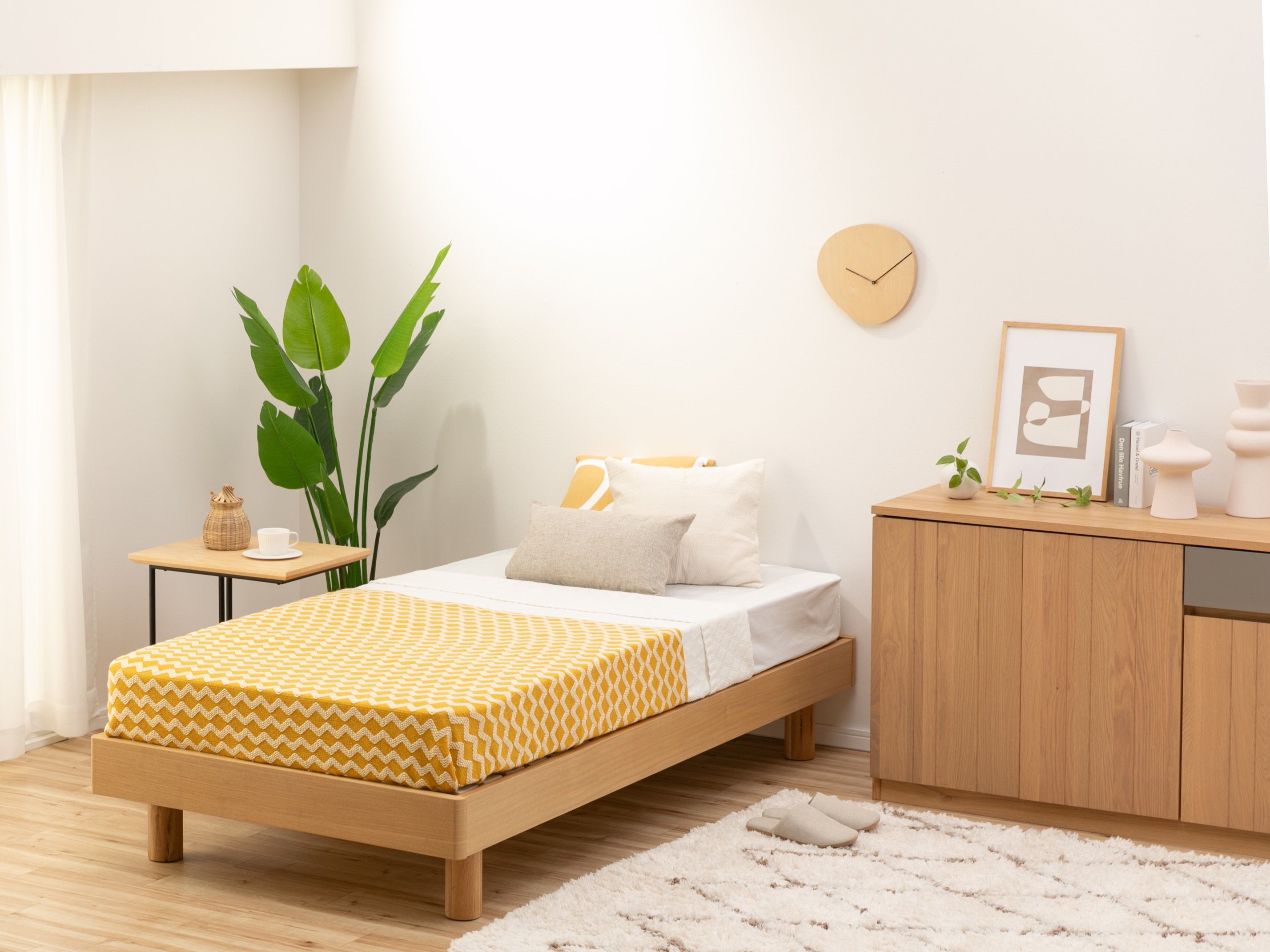 温かみのある部屋にするにはベーシックカラーを暖色系にすることがポイント