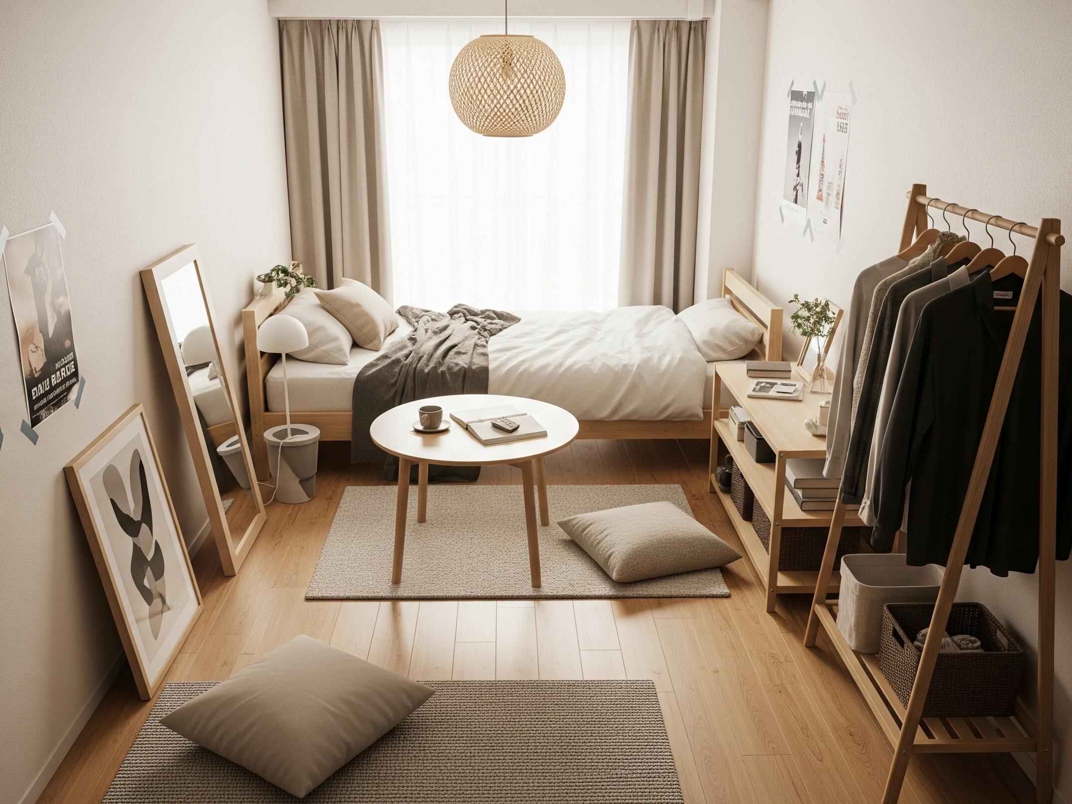 収納がまったくない部屋