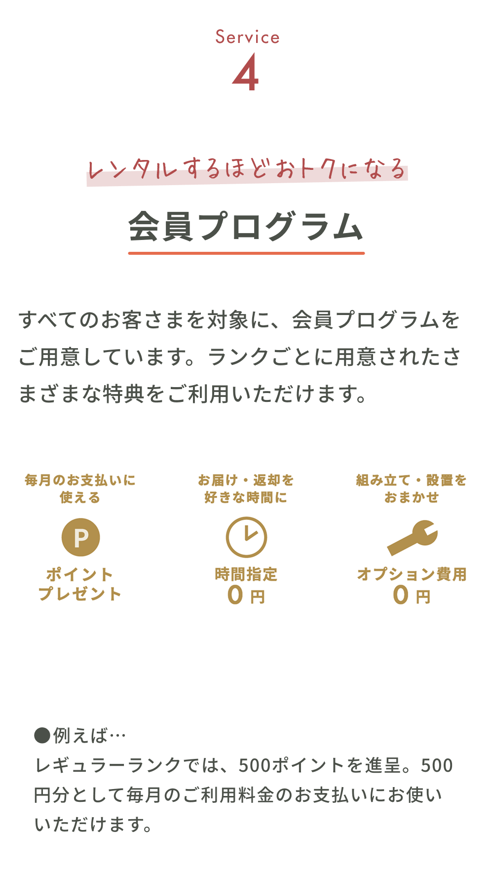 会員プログラム