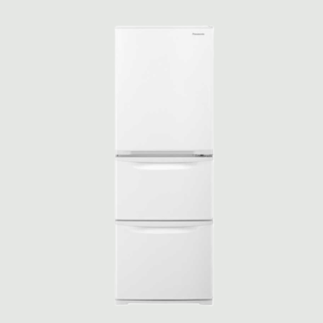 Panasonic 335L 3ドア冷凍・冷蔵庫 スチールドアタイプ