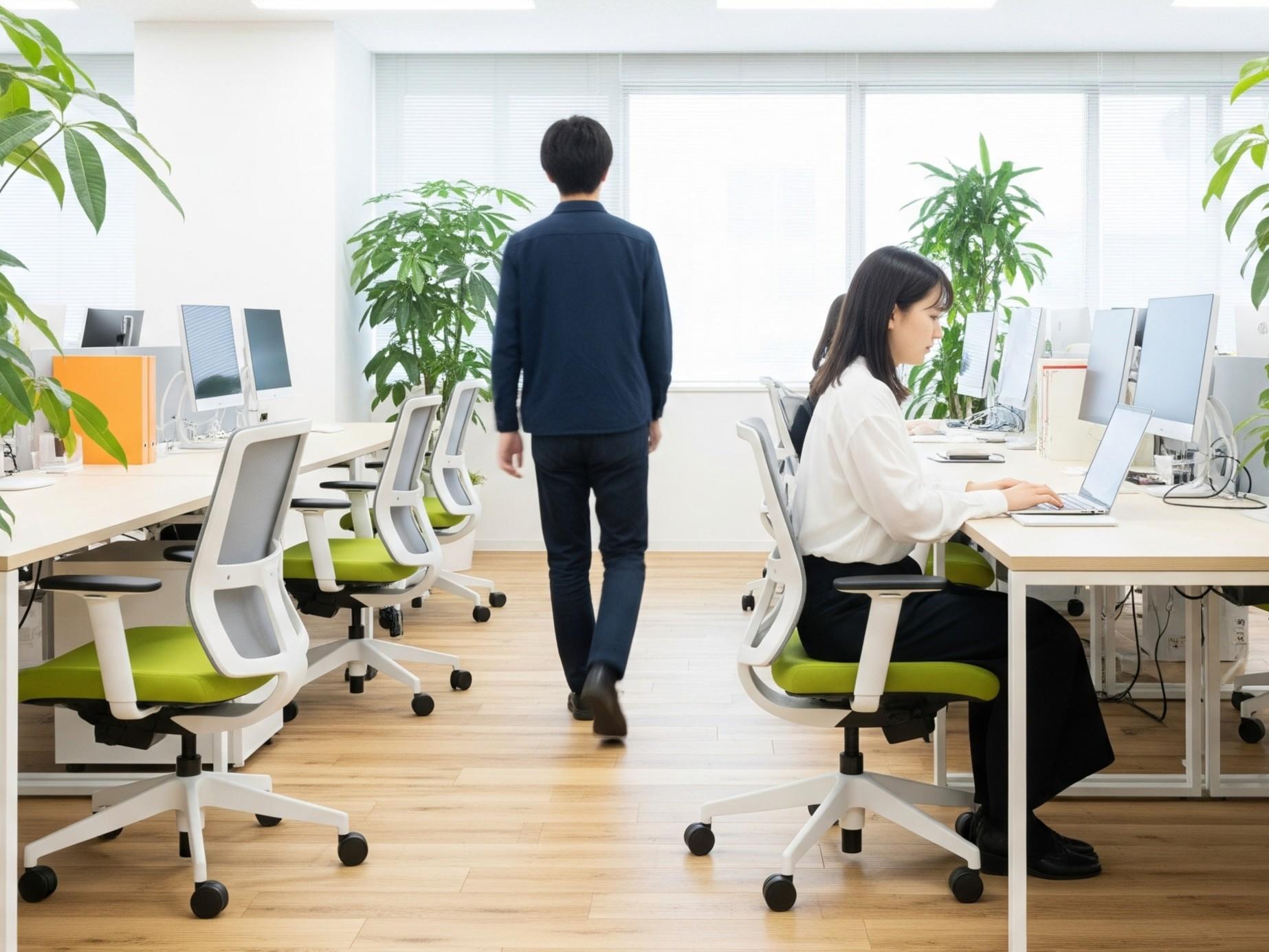 オフィス レイアウトSTEP3動線と通路幅を計画する