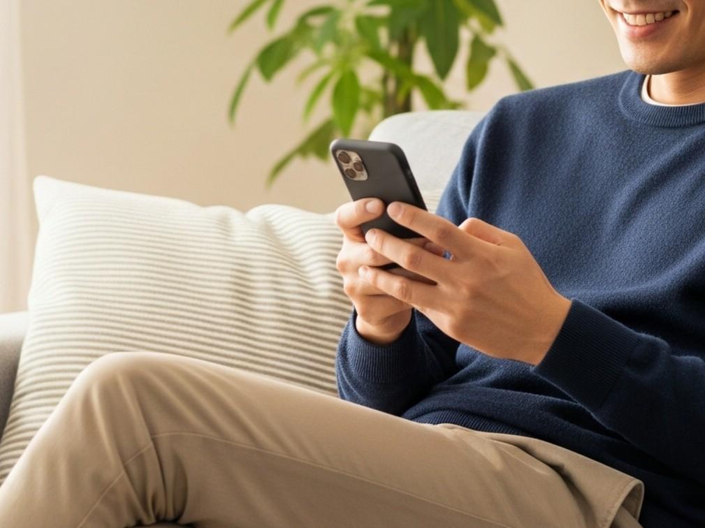 家電のレンタル・サブスクであとから洗濯機を買ってよかったと思う男性