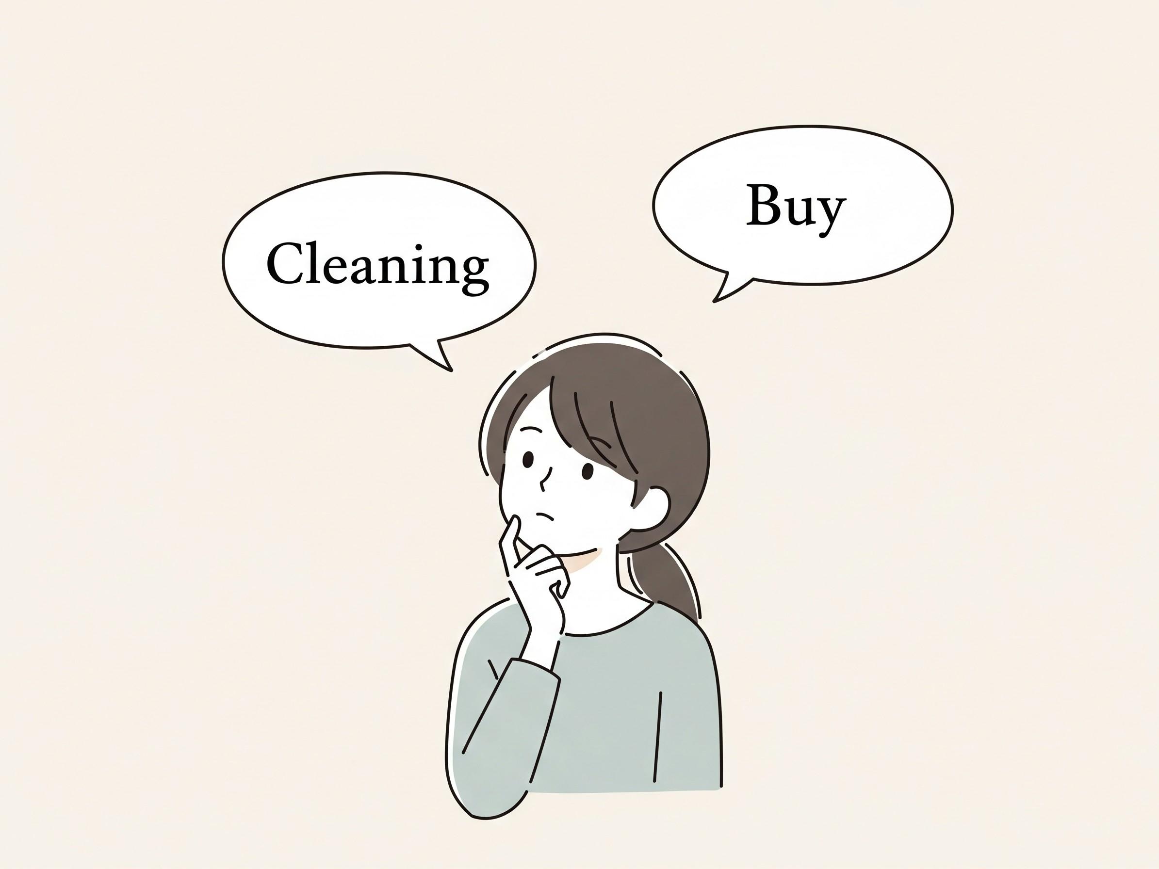 洗濯機の臭いや汚れが取れずにプロに頼むか買い替えるか悩む人