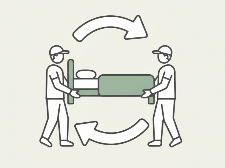 ライフスタイルの変化に合わせて交換できるイラストイメージ