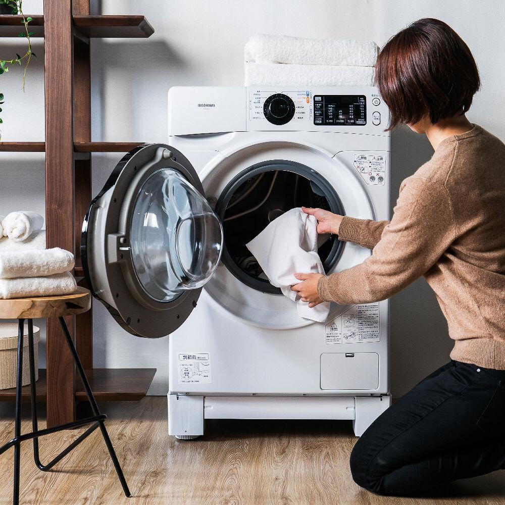 ドラム式洗濯機の使い方⑤　洗濯が終わったらすぐに取り出す