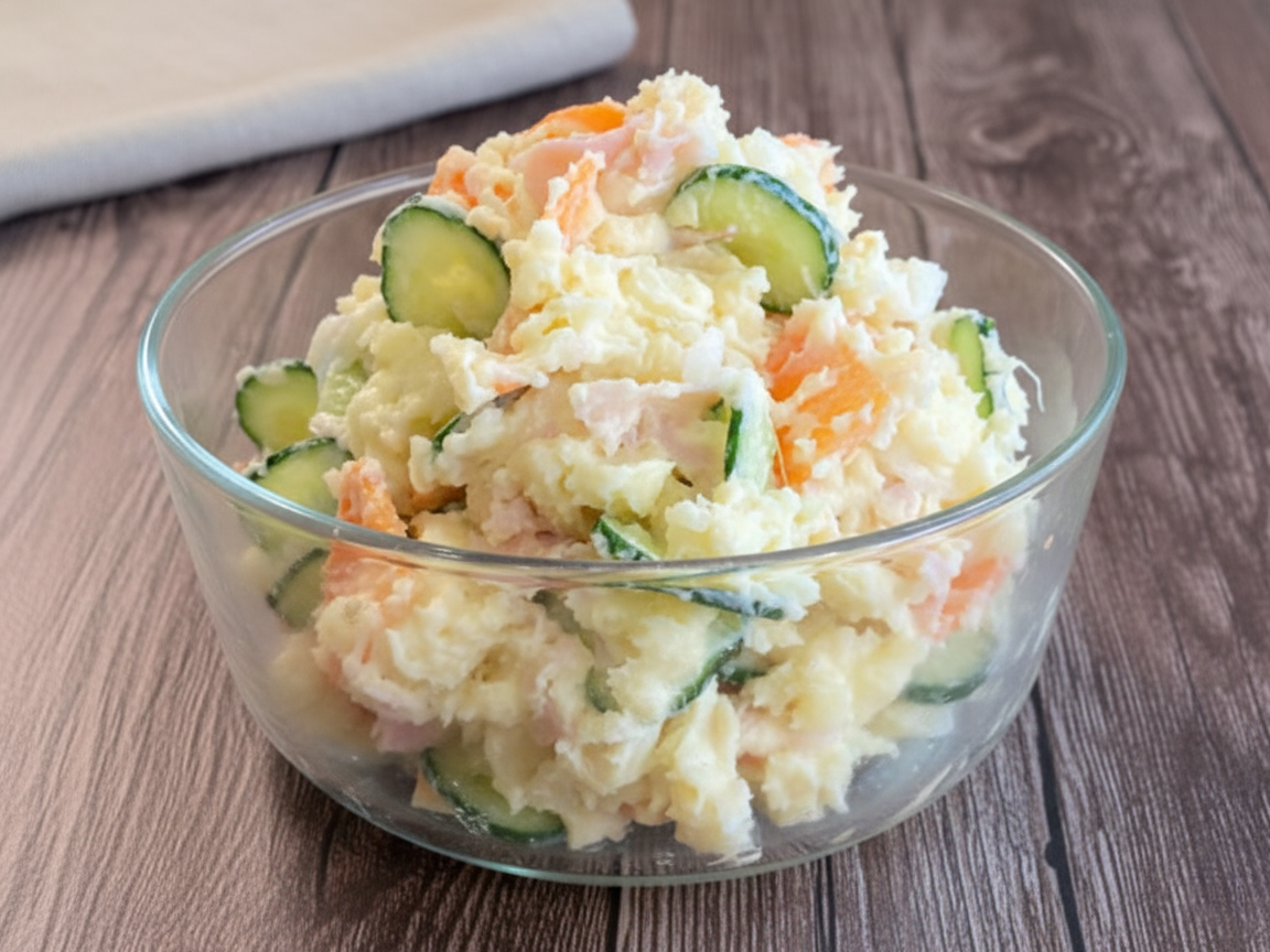 レンジで作る時短ポテトサラダ