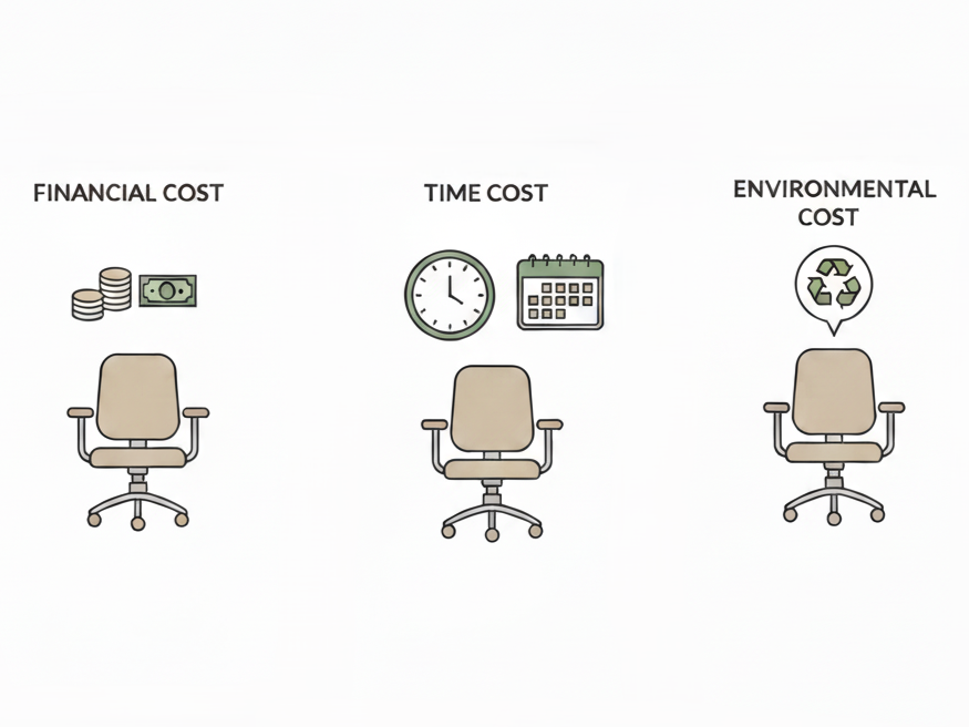 オフィスチェアを「所有」するから発生する3つのコスト