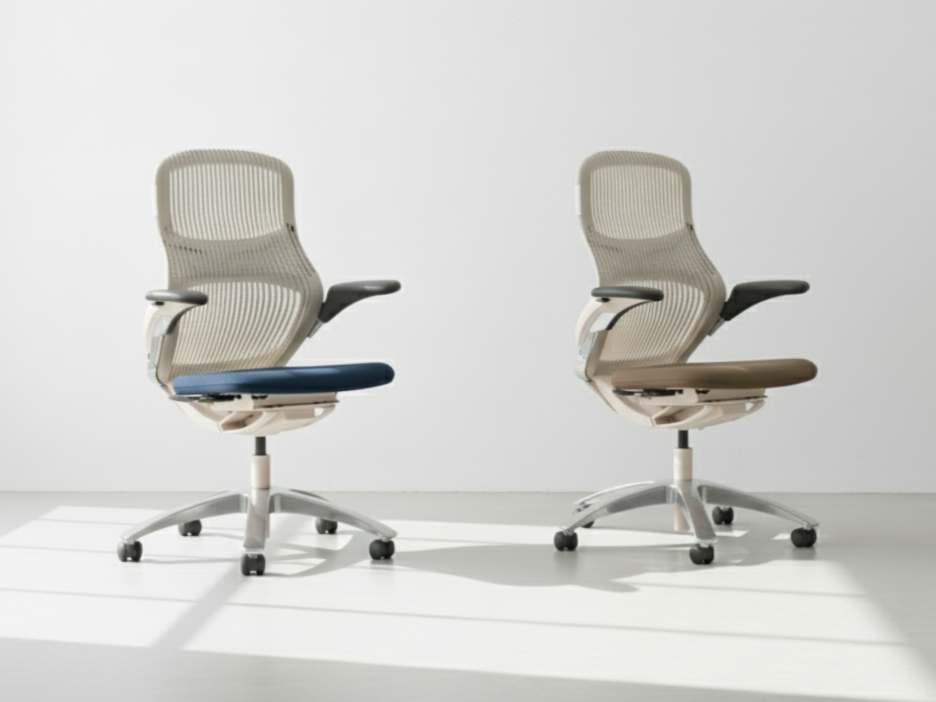 座ると座って動くを追求したエルゴノミクスチェア　Knoll（ノル）