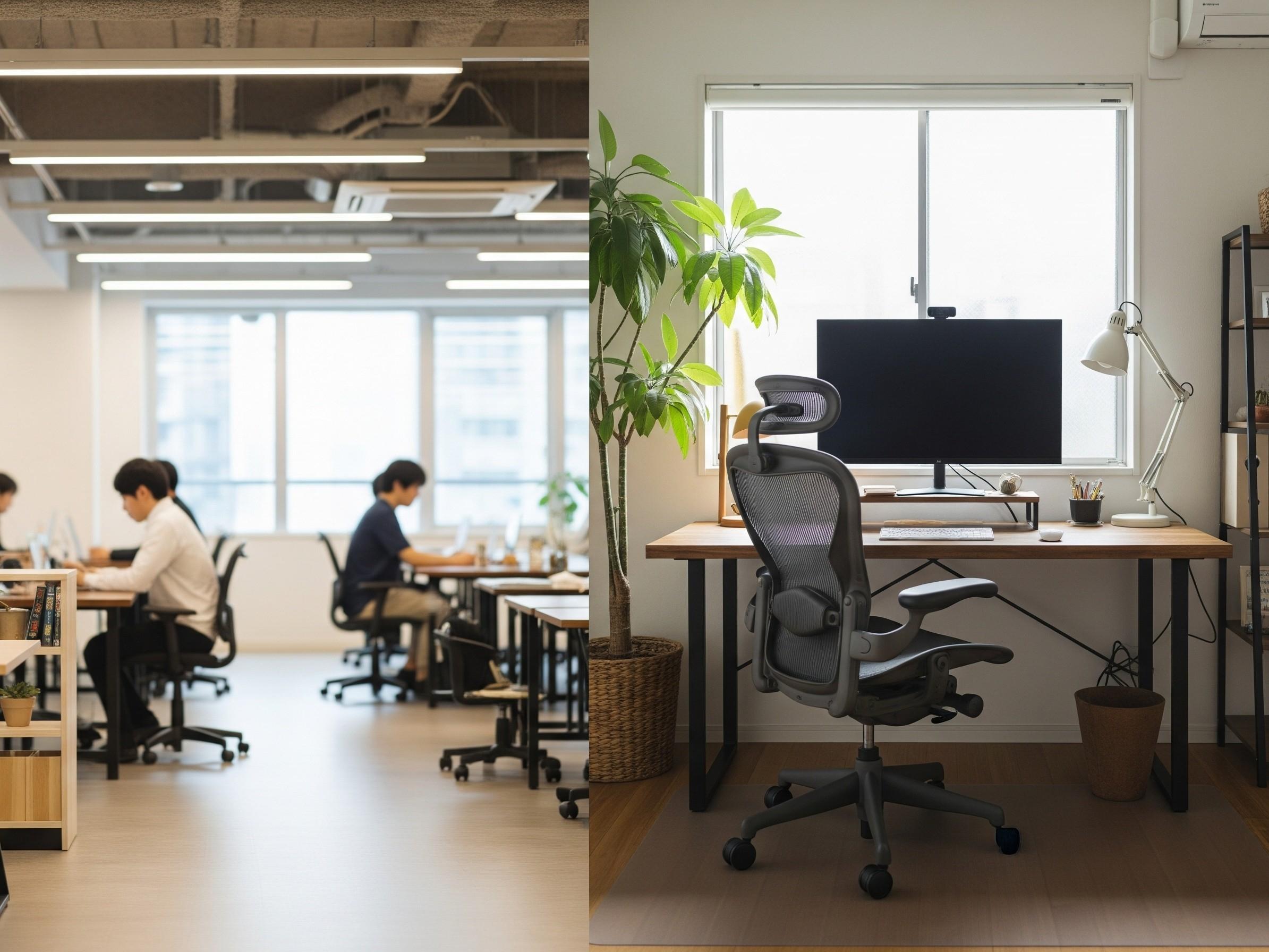 リモートワークでもオフィスでもおしゃれで安いオフィスチェアが入手できる家電のレンタル・サブスククラスのオフィスチェア