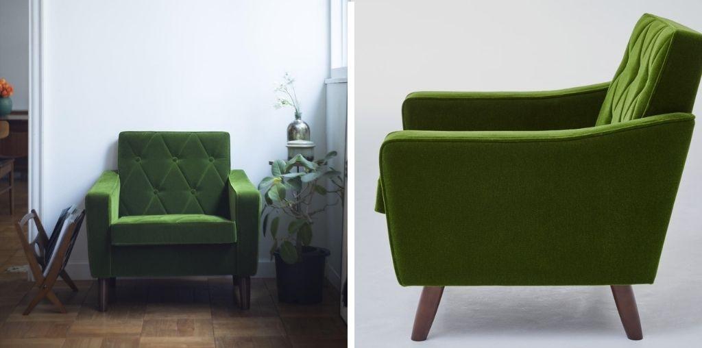 カリモク60 ロビーチェアのフォルム