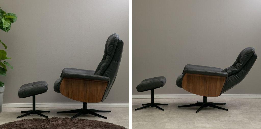 ラウロ パーソナルチェアのリクライニング